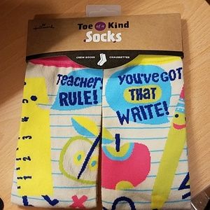 Teacher crew socks